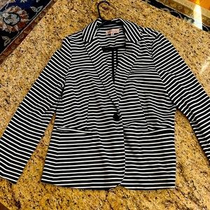 Philosophy Black and White Striped Size  XL Blazer - New without tags